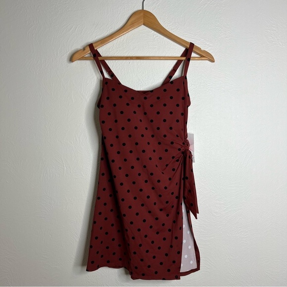 NWT Lands' End Chlorine-Resistant Sweetheart Swin Dress One Piece Swimsuit Sz 2 - Picture 1 of 10